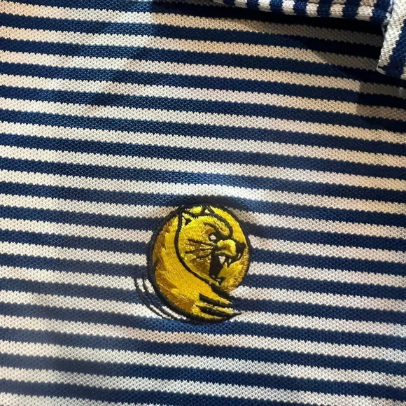 Vineyard Vines Womens Small Lander University Bearcats Striped Short Sleeve Polo - Picture 4 of 5